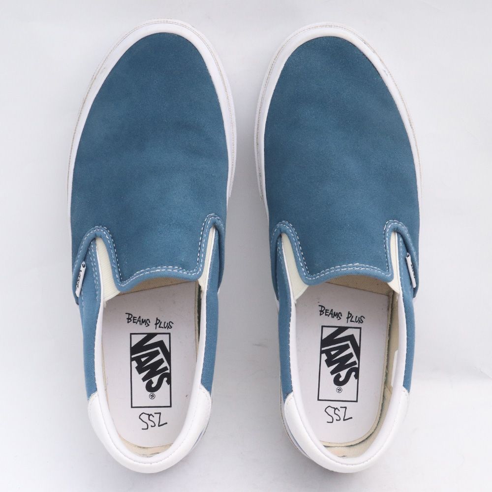 26.5cm VANS × SSZ × BEAMS PLUS SLIP ON スニーカー ブルー - メルカリ