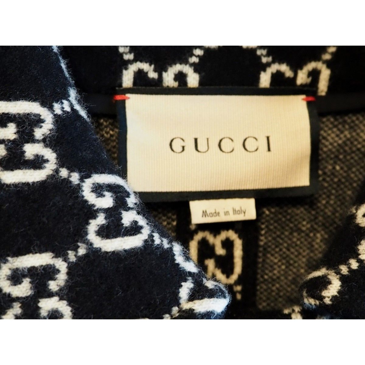 R様ご予約品】【中古】GUCCI グッチ GGウール ケープ アウター サイド 