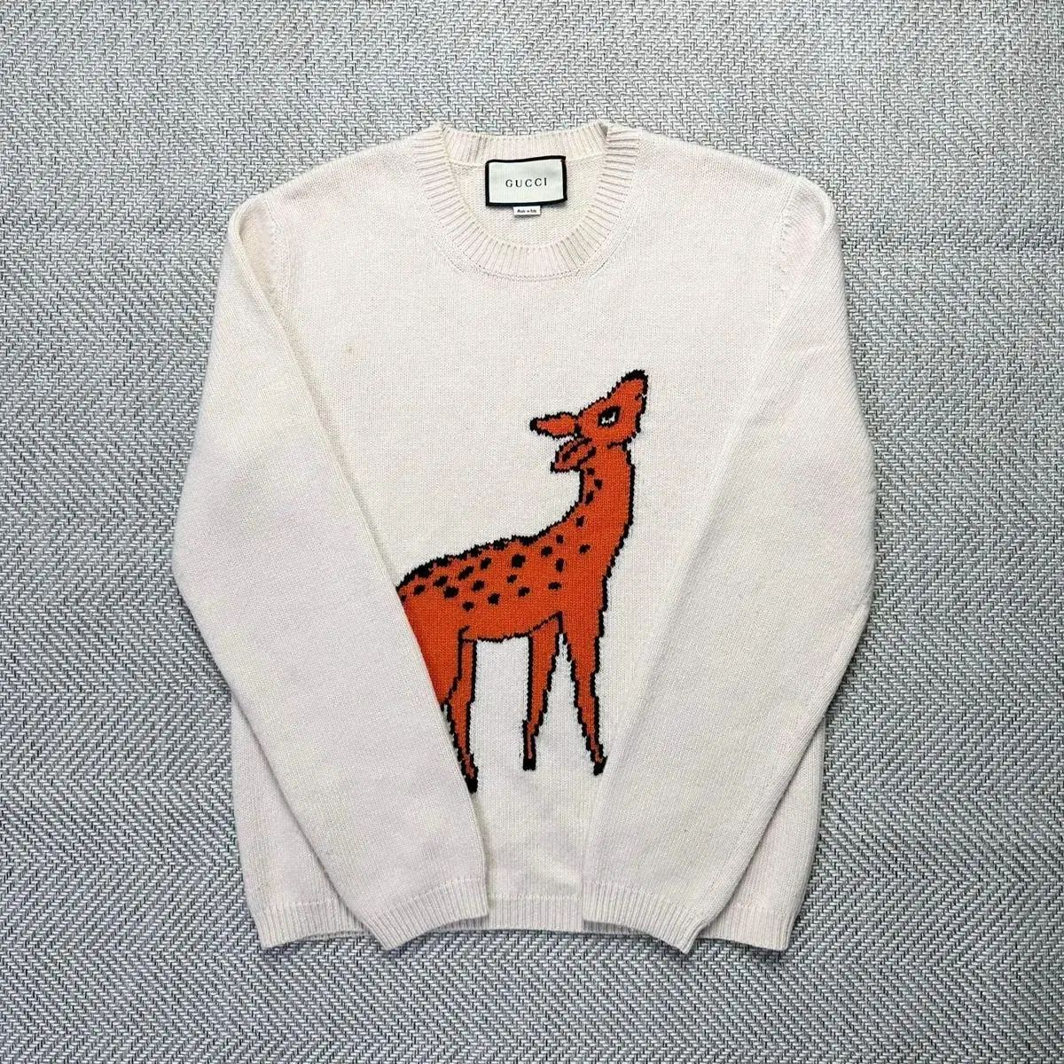 FAUX LEATHER MILITARY BLOUSONグッチGUCCI バンビニットセーター