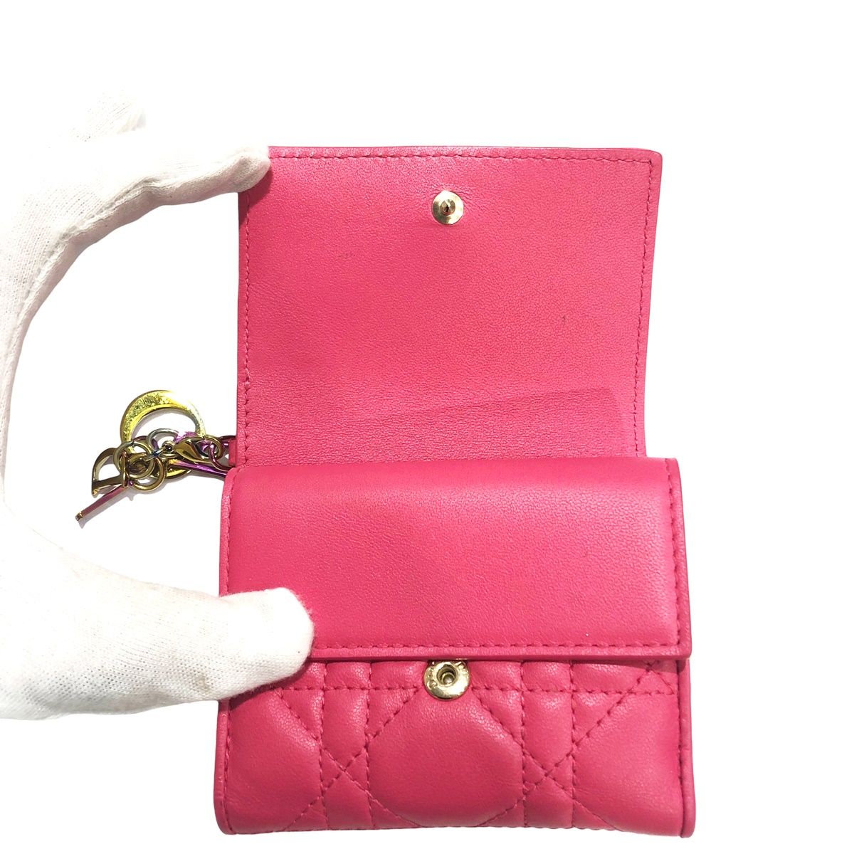 中古】 Christian Dior クリスチャン・ディオール LADY DIOR