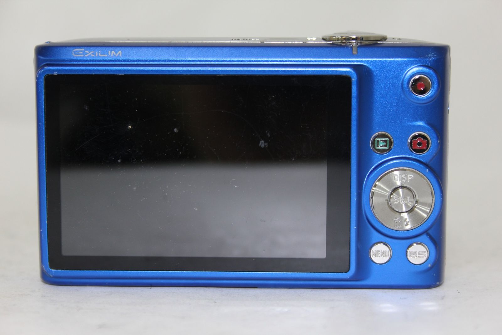 返品保証】 カシオ Casio Exilim EX-Z100 ブルー 4x バッテリー付き