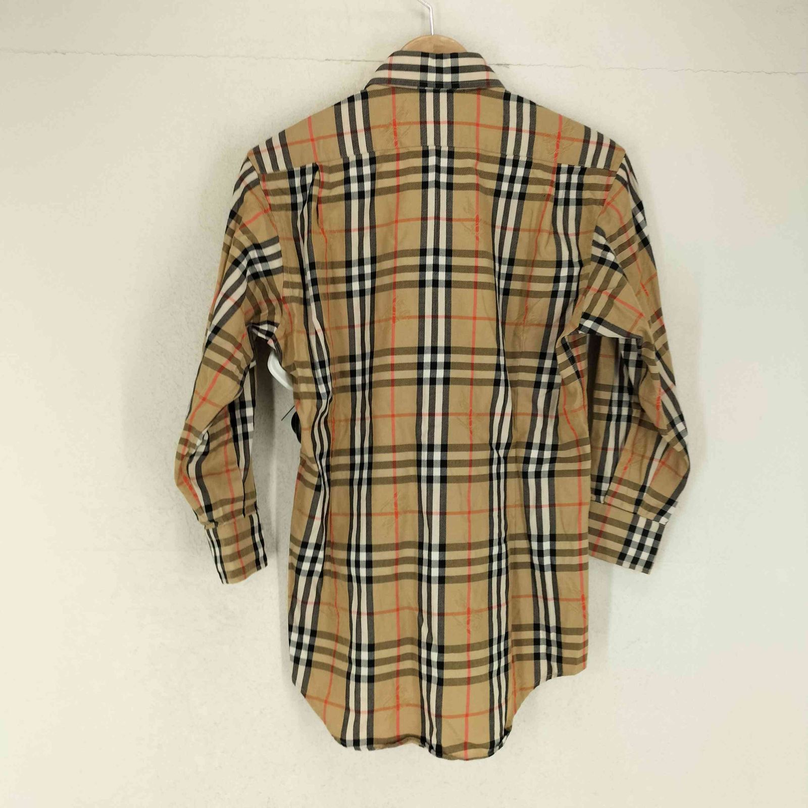 バーバリーズ BURBERRYS ノバチェック柄L S シャツ メンズ S