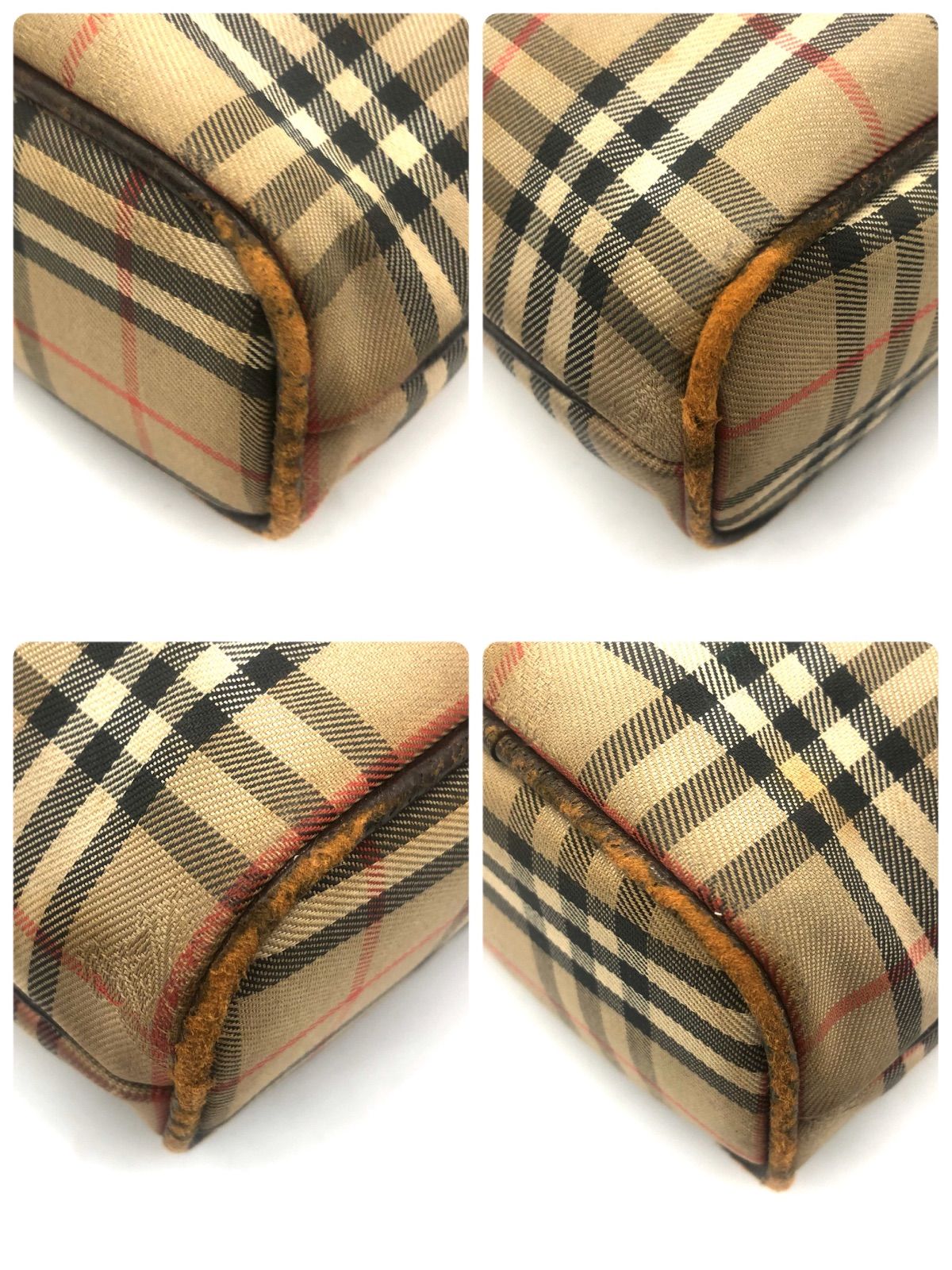 Burberrys バーバリー ノバチェック×シャドーホース クラッチ
