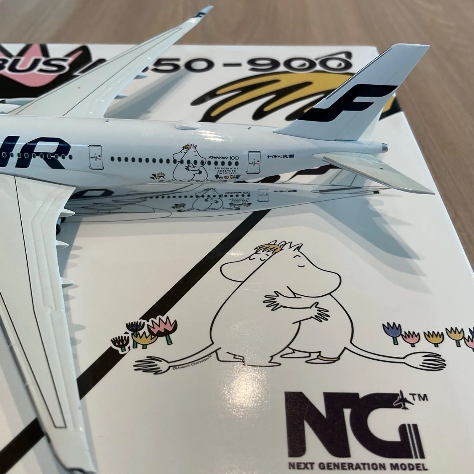 FINNAIR A350-900 OH-LWO ムーミン フィンエアー 1/200 A350-900 フィンエアー[ムーミン1号機] OH-LWP Flap dow