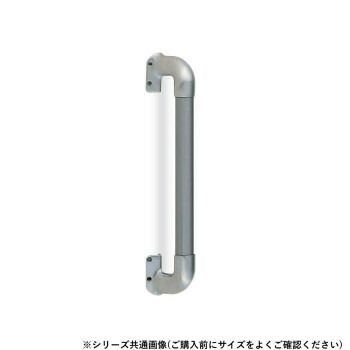 シロクマ ステンレス出隅二点手すり ヘアーライン シルバー BR-861 600mm