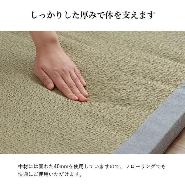 い草マット 約70×150cm グレー 枕付き 日本製 ボリューム マットレス 吸汗 調湿 消臭 抗菌防臭 お手入れ簡単 リビング ごろ寝【代引不可】 い草マット 約70×150cm 日本製 母の日ギフト 敬老の日 セット