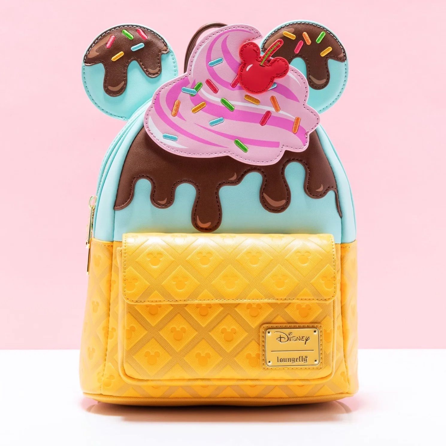 か*な様 セール 新品未使用　ラウンジフライ　リュック　アイス　ミッキー Loungefly Disney ラウンジフライ ディズニー ミッキー ミニー