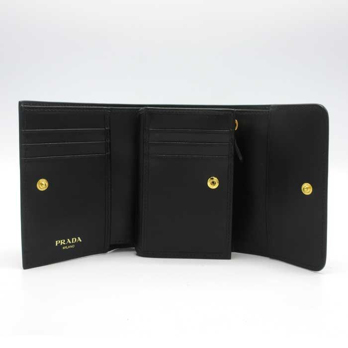 プラダ VITELLO MOVE 二つ折り財布 中古】プラダ PRADA VITELLO MOVE