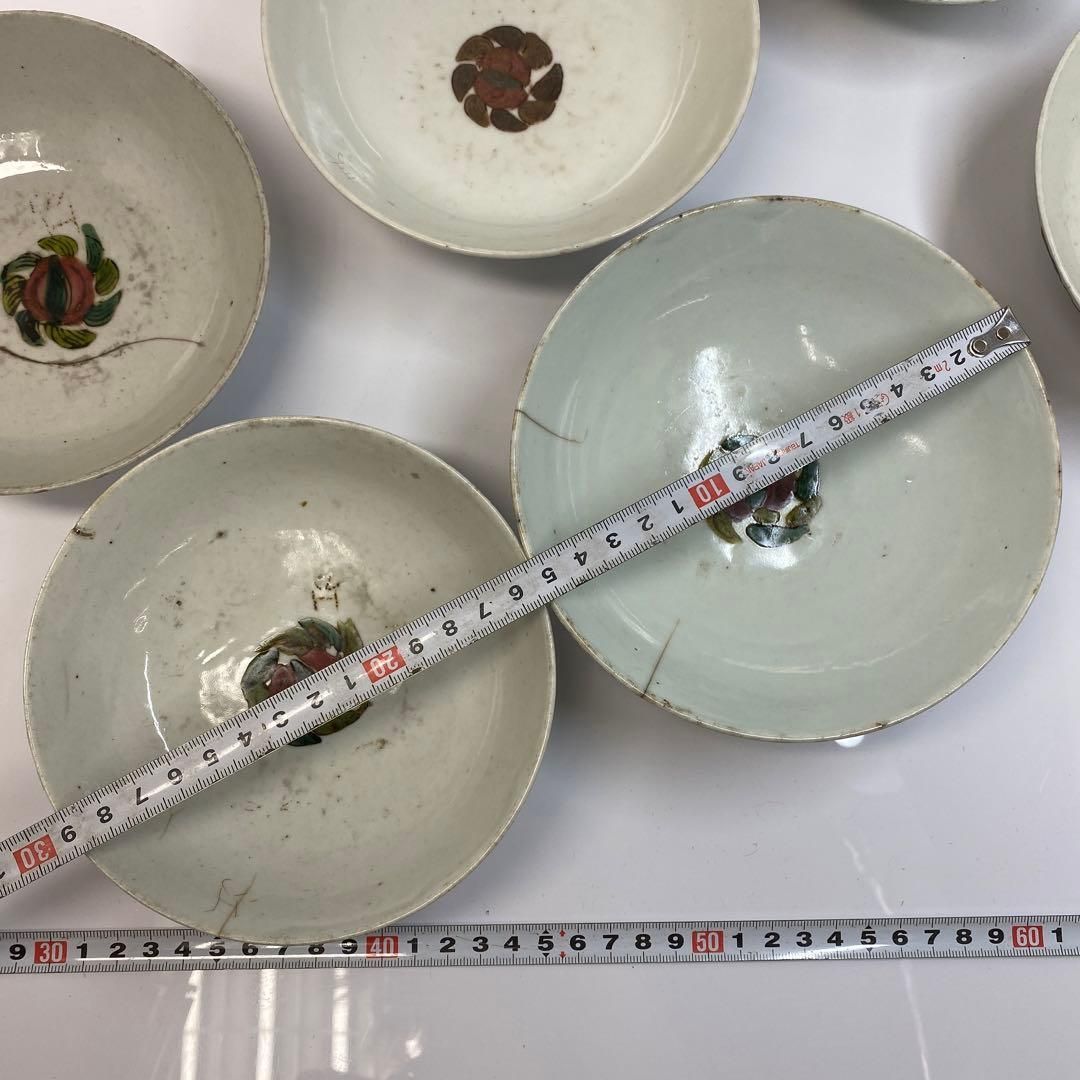 中国民国時代 粉彩鉢 6客 タサチ 東さ6-0529① - メルカリ