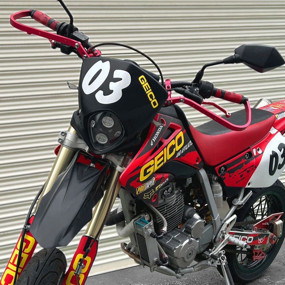 うさこさん専用 ハンドガード ナックルガード 22.2mm レッド XR50R XR50モタード MTX50