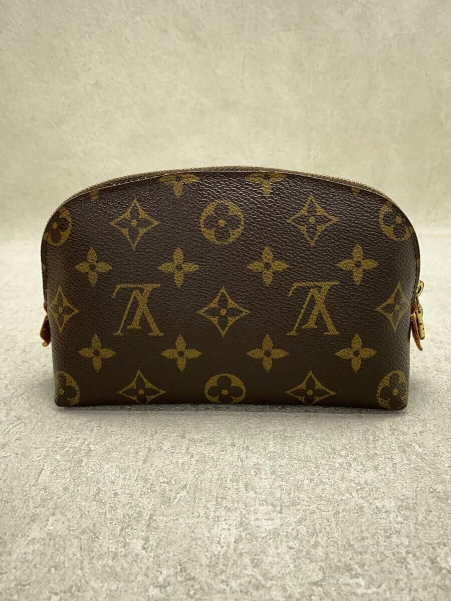 LOUIS VUITTON ポシェット・コスメティックPM_モノグラム・キャンバス_BRW PVC ブラウン - メルカリ