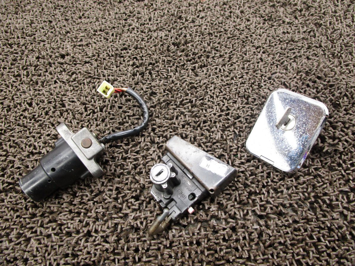 Z250LTD メインキーセット A7123 タンクキャップ KZ250G カワサキ KZ250RE キャブ車 LAWEED_CL