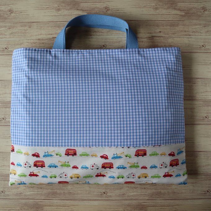 送料無料入園入学3点セット⁄はたらくくるまプリント 入園入学3点セット