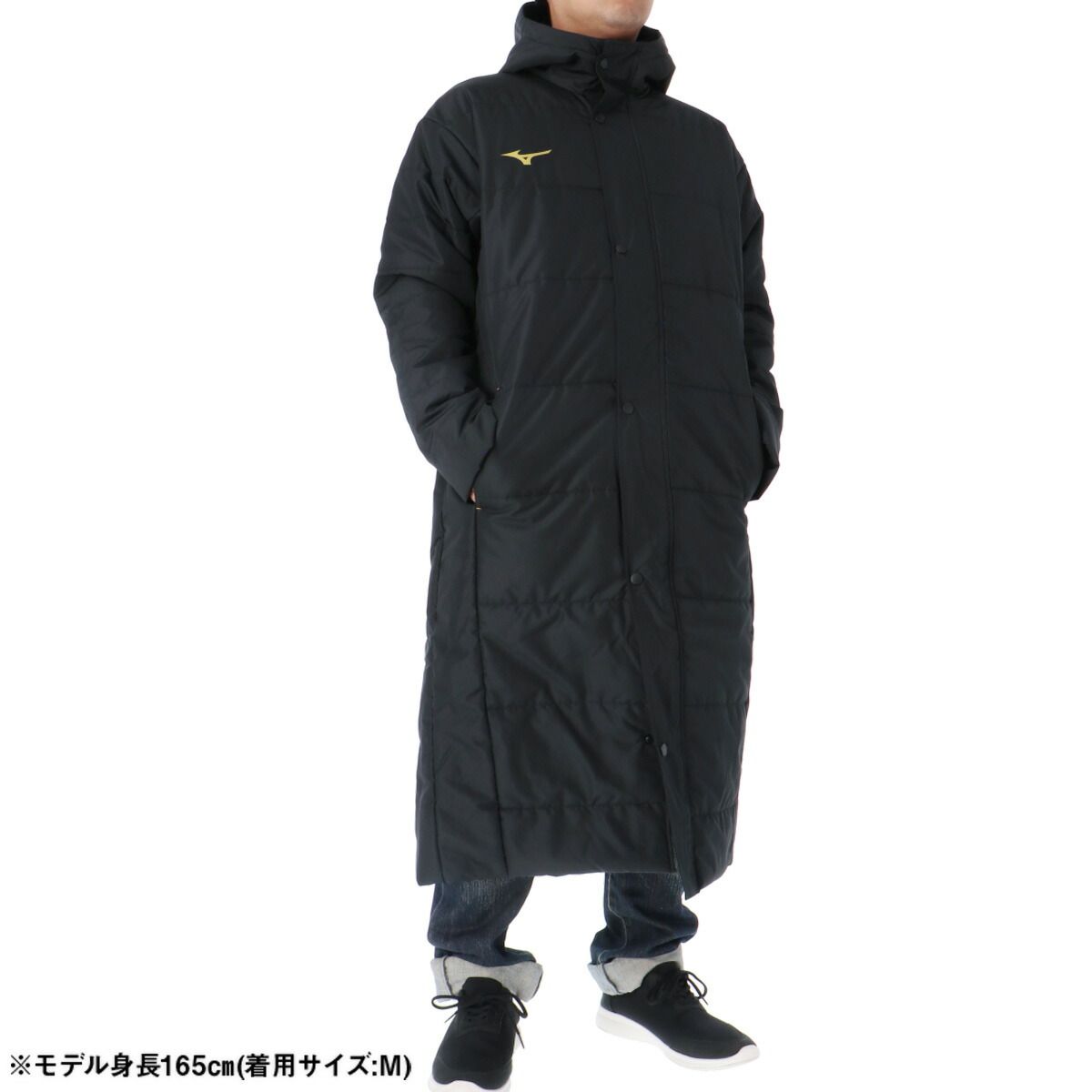 Mizuno メンズ ダウンコート ベンチコート Lサイズ ブレスサーモ