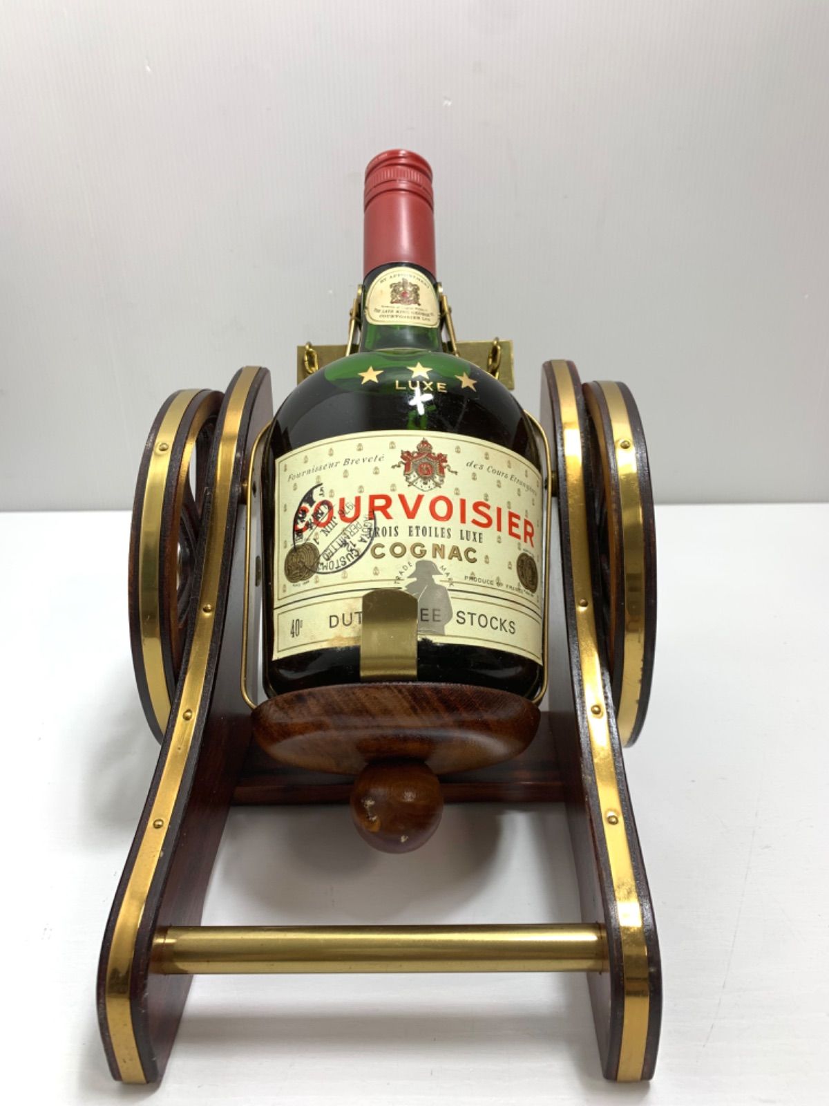 Courvoisier コニャック ミニチュアボトル 酷くっ キャノン型