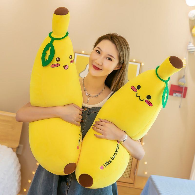 抱き枕 ぬいぐるみ かわいい 大きい バナナ フルーツ クッション 手触りやわらか 癒し系 お祝い ギフト 店飾り 贈り物 彼女彼氏へ ギフト ieLY824
