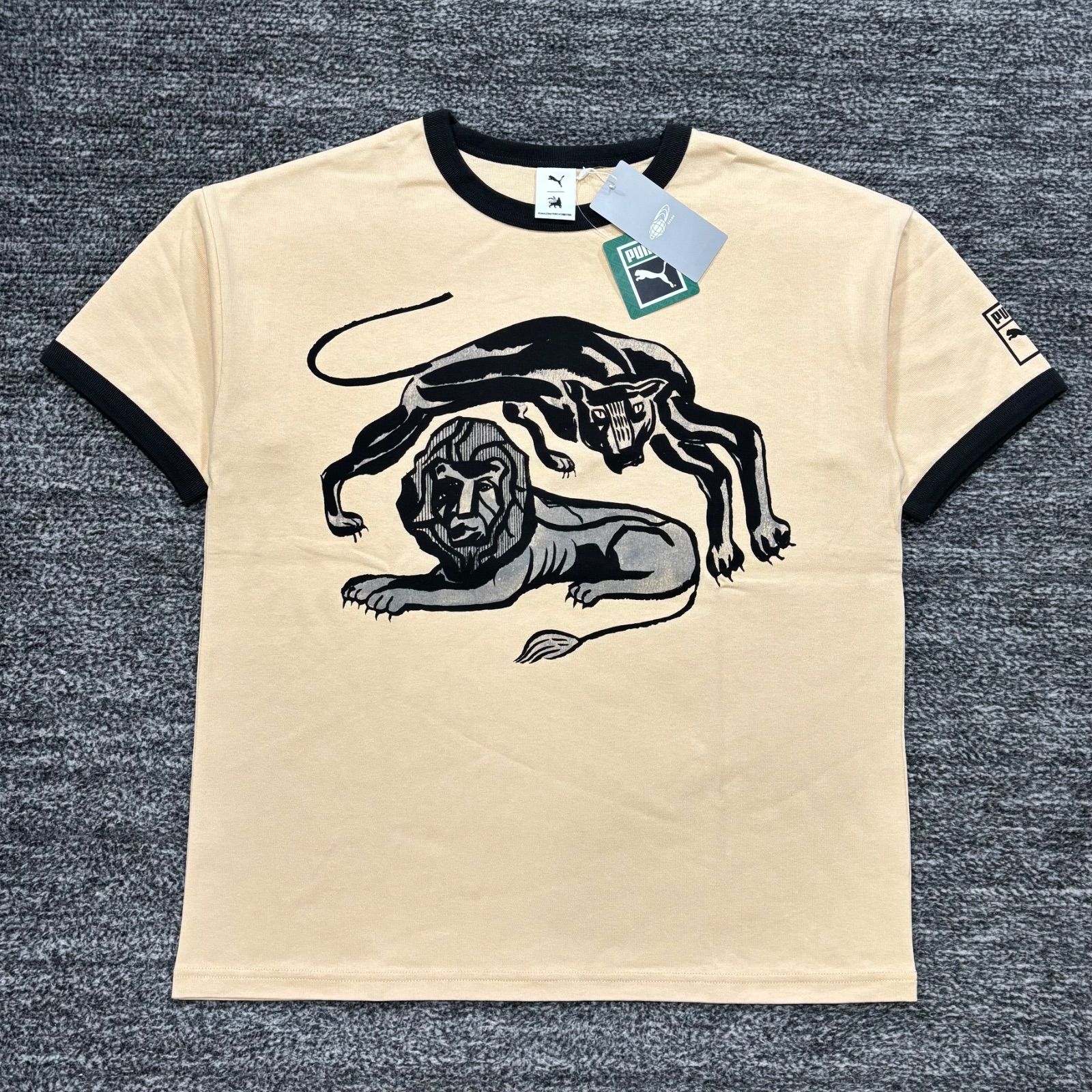 未使用品 PUMA × Sasquatchfabrix. For BEAMS PRINT T-SHIRT S