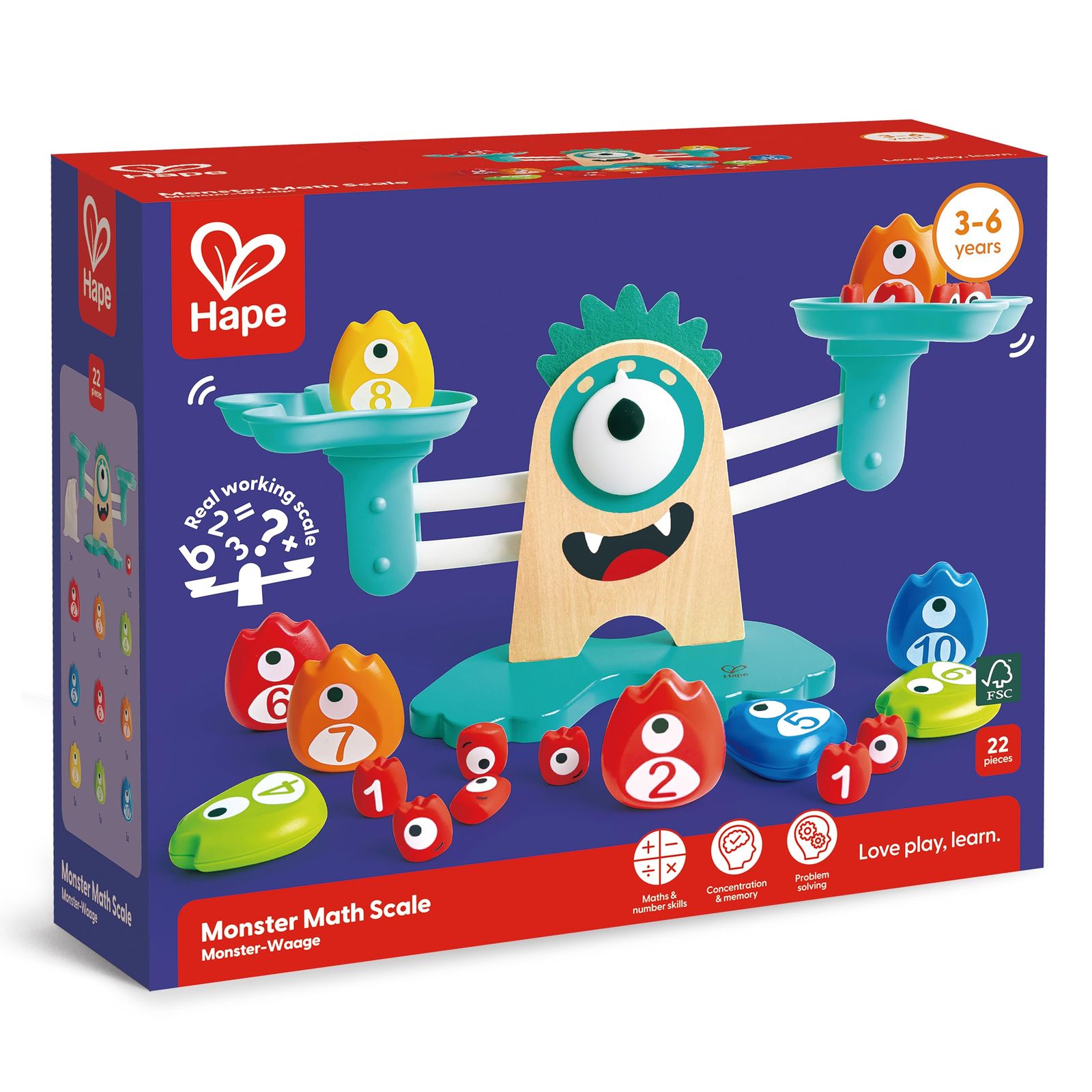 Hape(ハペ) てんびんモンスター E0511