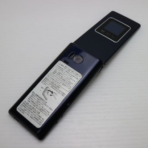 505SH かんたん携帯9 ネイビー 白ロム ガラケー SOFTBANK SHARP 土日祝発送OK 03000