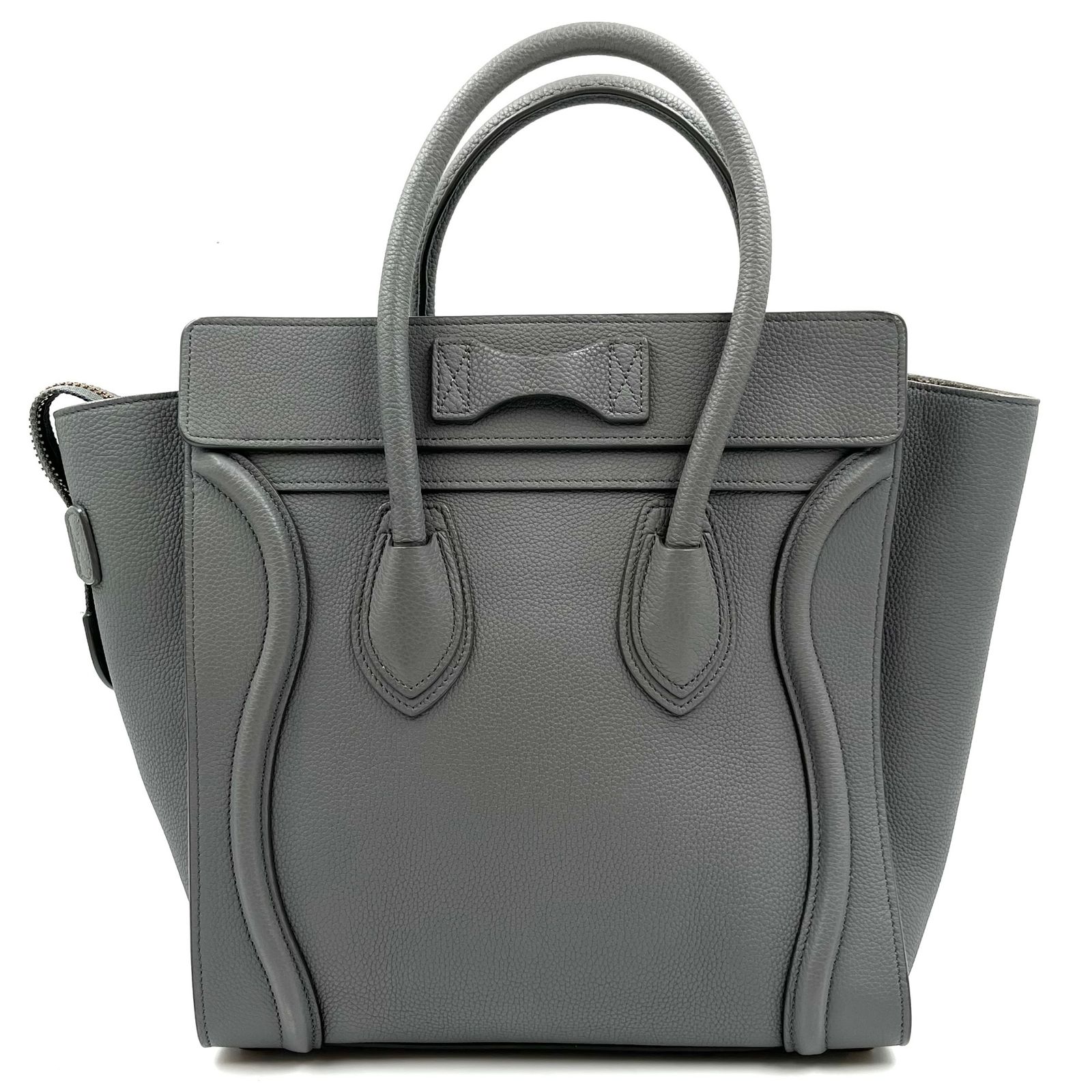 極美品】CELINE セリーヌ ラゲージ マイクロ ショッパー ドラムド 