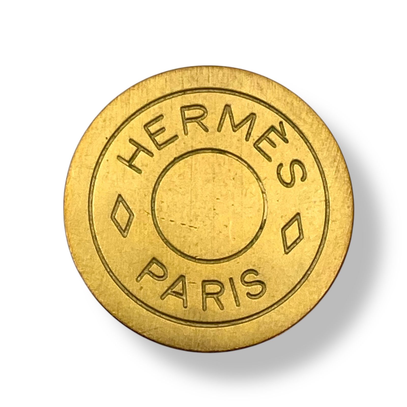 HERMES (エルメス) セリエ イヤリング (両耳) ピアス コイン ゴールド 