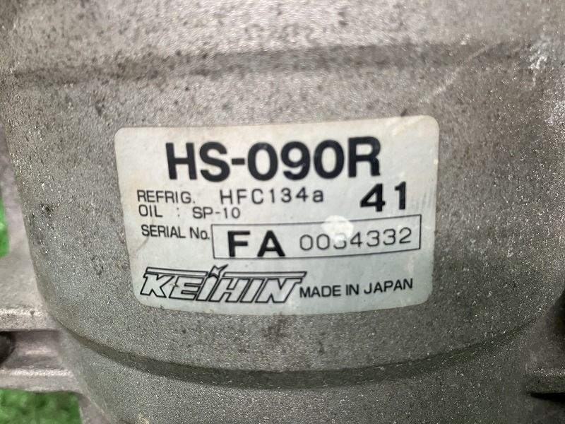 モビリオ GB2 エアコンコンプレッサー W 4WD ケイヒン HS-090R 38810-PYC-006 NH675M FFCRYSTALESIA_COM