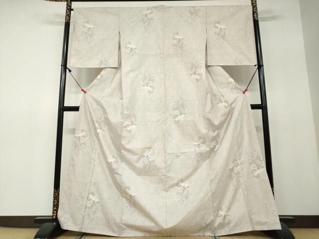 平和屋着物○本場大島紬 9マルキ 蔦の葉文 正絹 逸品 DAAT1031tw 平和