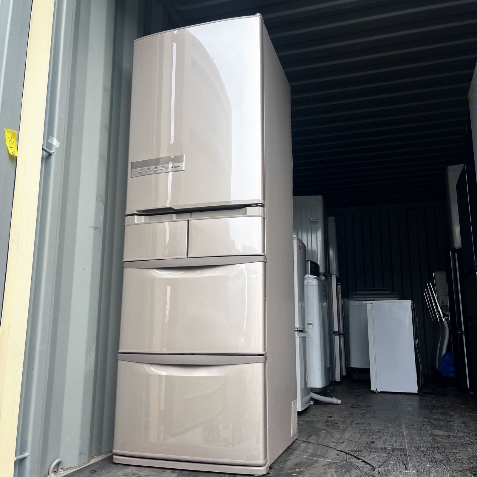 4取付無料！高性能日立モカベージュおしゃれインテリア5ドア冷蔵庫