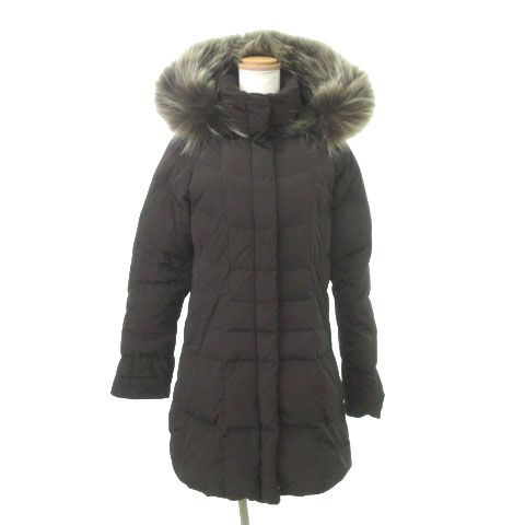 Joutsenフード付きロングダウンコートxxs