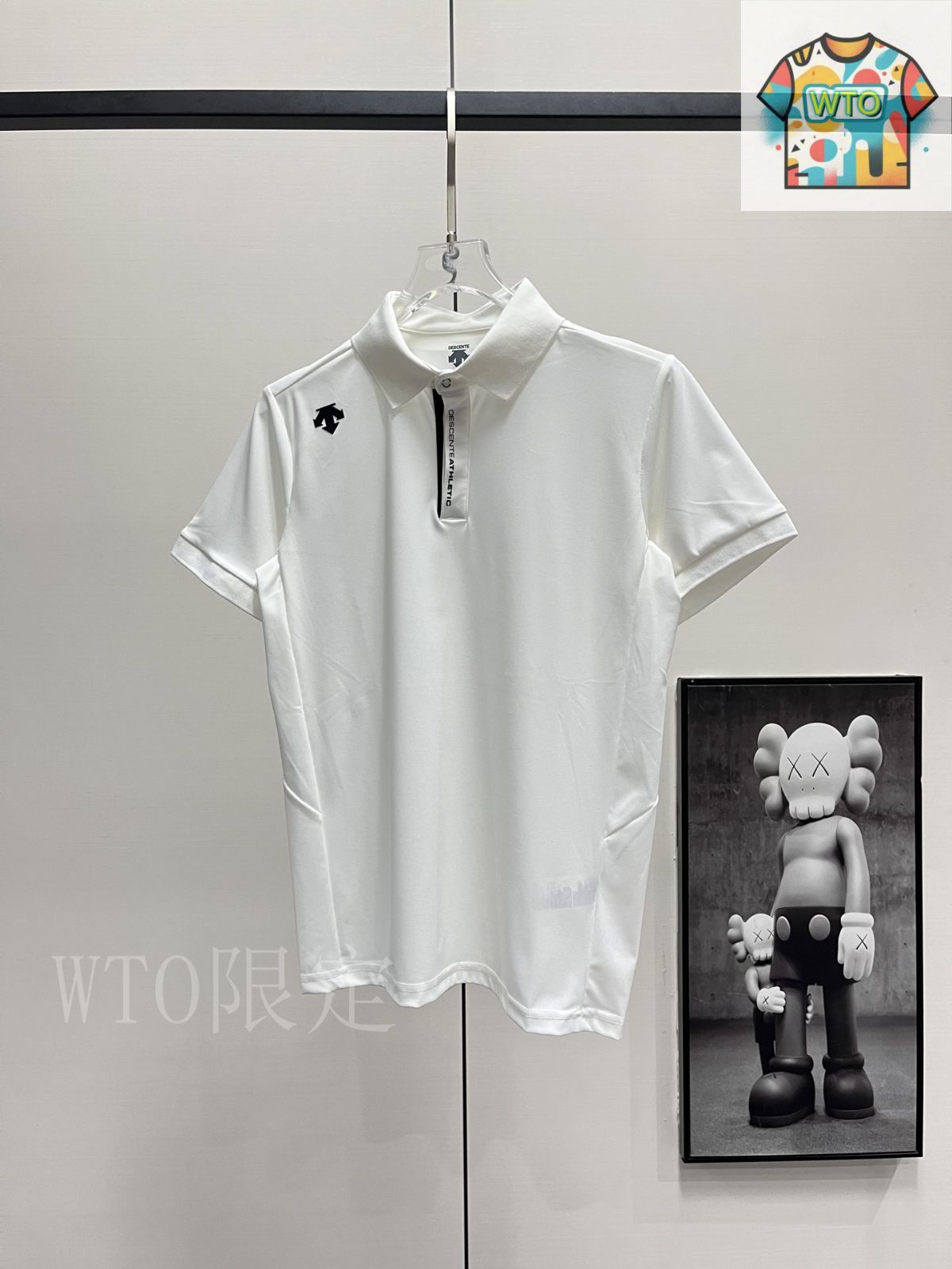 DESCENTE - 超美品！タグ付き！！DESCENTE 半袖ポロシャツ munsingwear マンシングウェア Munsingwear 吸汗速乾シアサッカー半袖