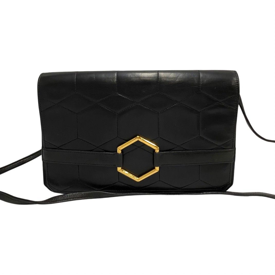 極 美品 保存袋付 Christian Dior ディオール ハニカム 金具