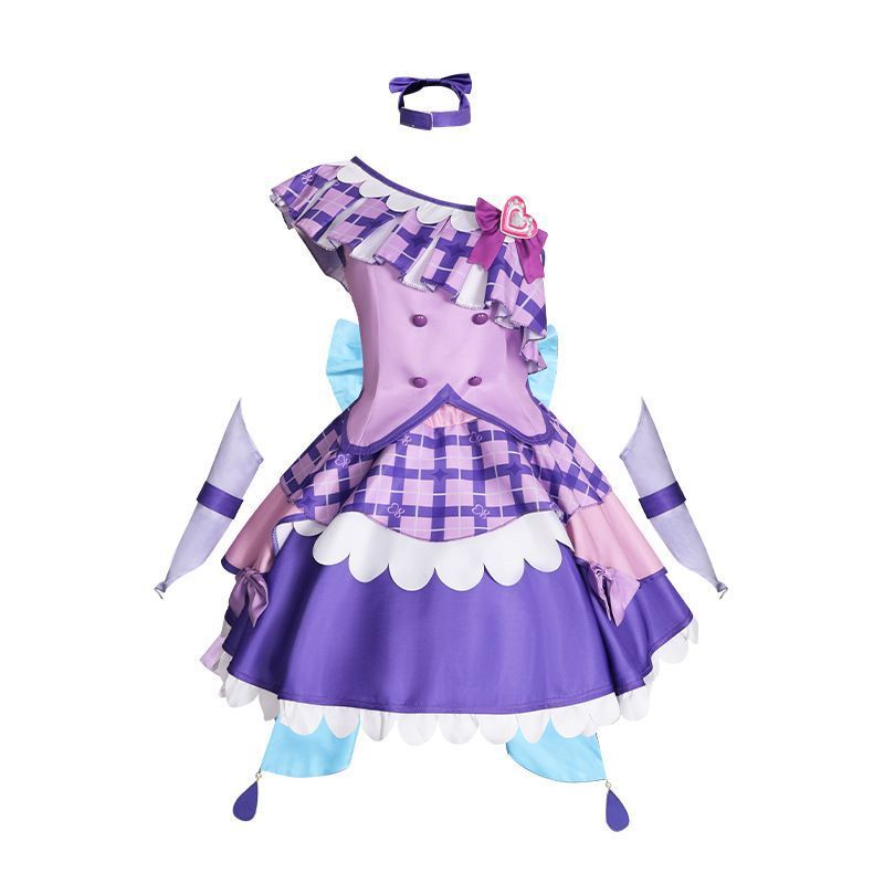 コスプレ 衣装 紫雨心 プリキュア アニメ キャラクター 仮装服 M2508015-5