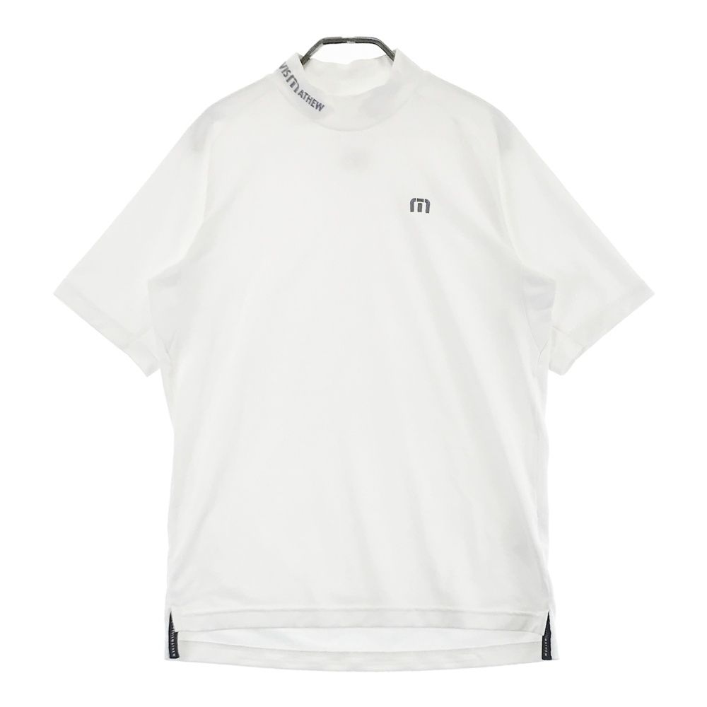 新品 トラヴィスマシュー 半袖シャツ 無地 ホワイト Lサイズ サイズ：M TRAVIS MATHEW トラビスマシュー 7AL038 ハイネック