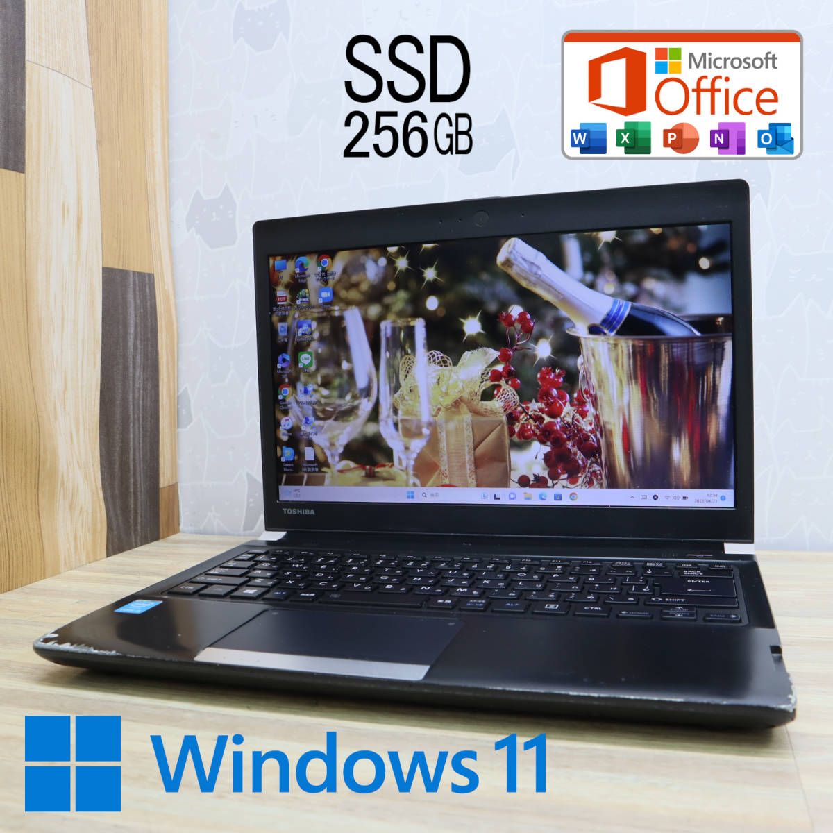 ☆高性能4世代i5！新品SSD256GB☆Dynabook R734M Core i5-4310M 高速