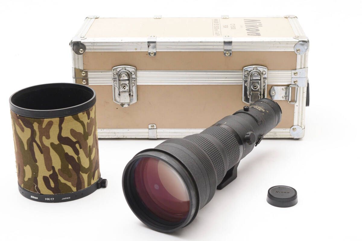 Nikon Ai NIKKOR 500mm F4 P ED IF ケース付き Nikon Ai NIKKOR 500mm F4 P ED IF ケース付き