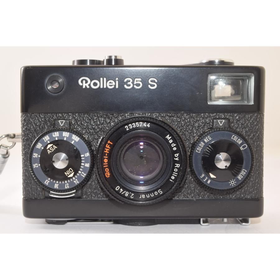 品 ローライ Rollei 35 S ブラック Sonnar 40 mm F 2 8 コンパクトフィルムカメラ