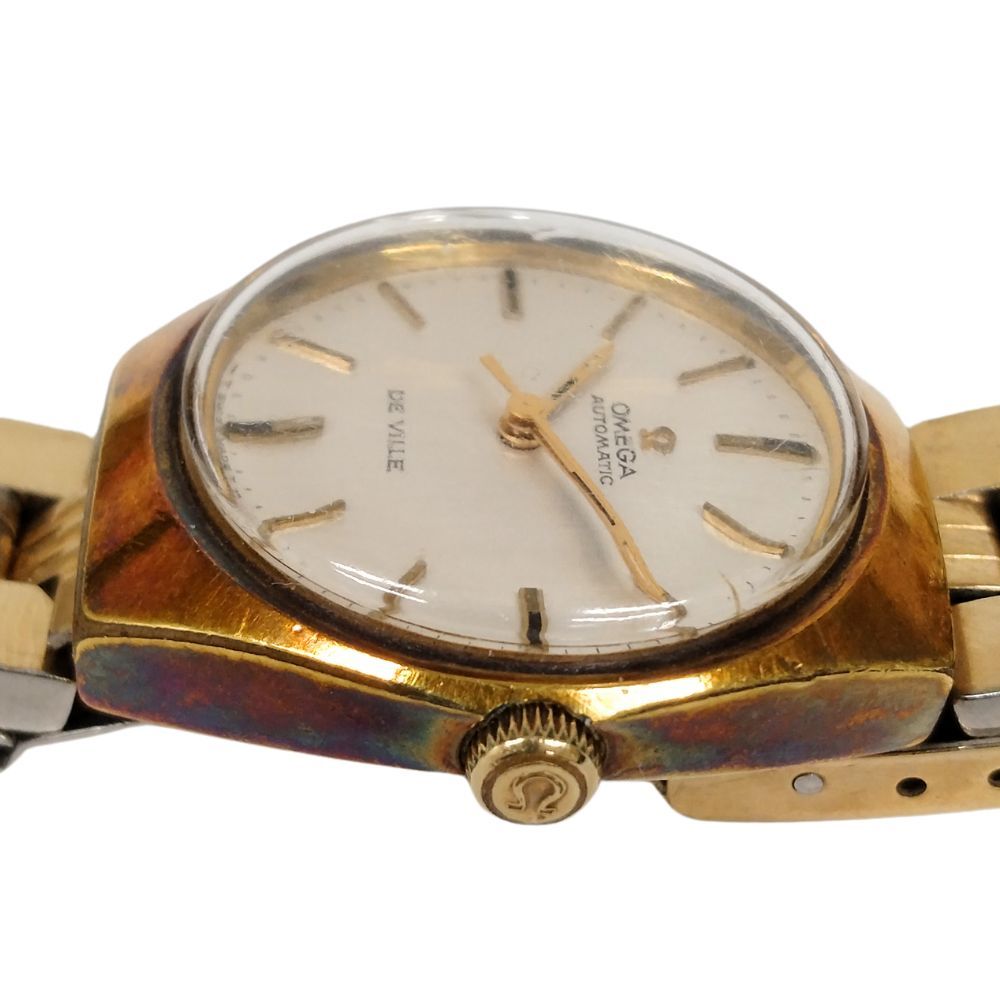 OMEGA オメガ デビル レディース AT 腕時計 ゴールド 正規品 / C588  