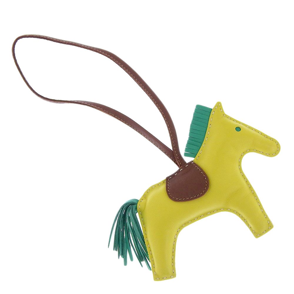 本物保証】 箱付 美品 エルメス HERMES ロデオMM チャーム