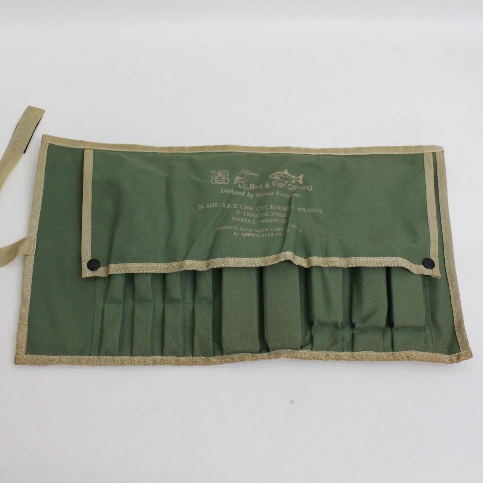 ウッドカービングナイフセット　／　内山春雄監修　カーヴァーズナイフセット（アユセット） : HIRO カーヴァーズナイフセット CK-100 内田春雄先生