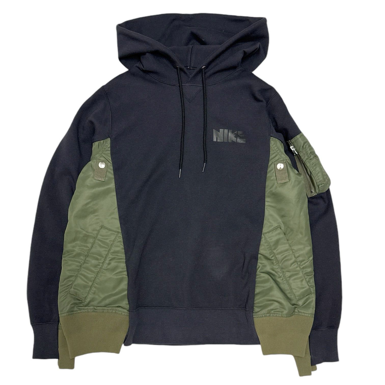 Nike x sacai Docking Hoodie black Sacai nike hoodie M