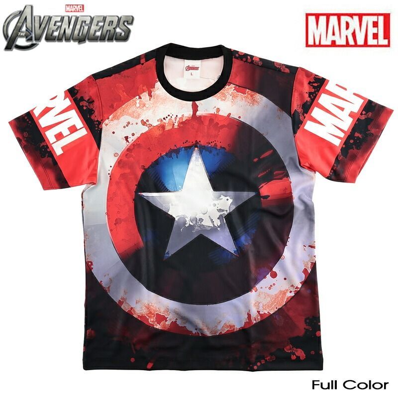 MARVEL マーベル キャプテンアメリカ Ｔシャツ 半袖 メンズ レディース