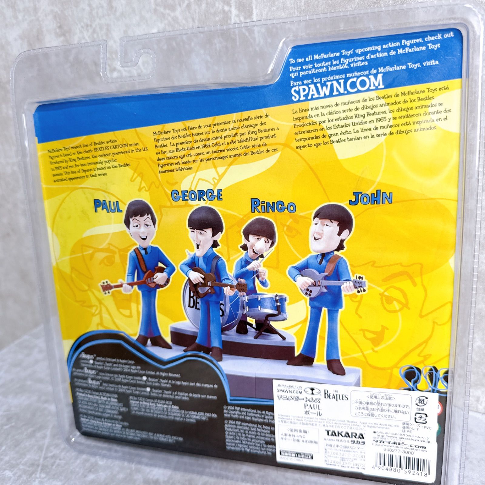 未開封 ザビートルズ フィギュア スポーンドットコム McFarlaneToys 未開封品 ザビートルズ フィギュア スポーンドットコム