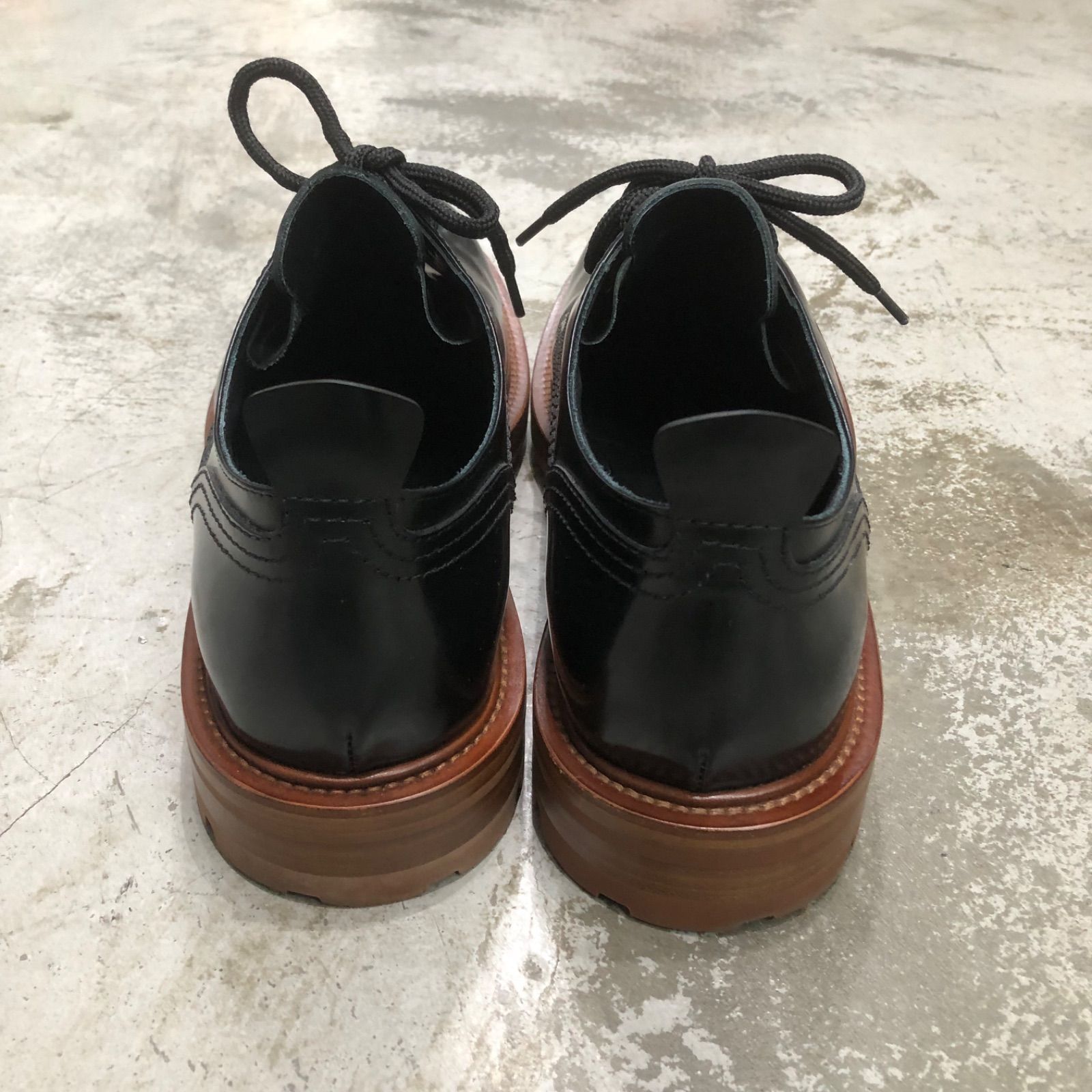 ALEXANDER MCQUEEN シャイニーダービー オックスフォード シューズ
