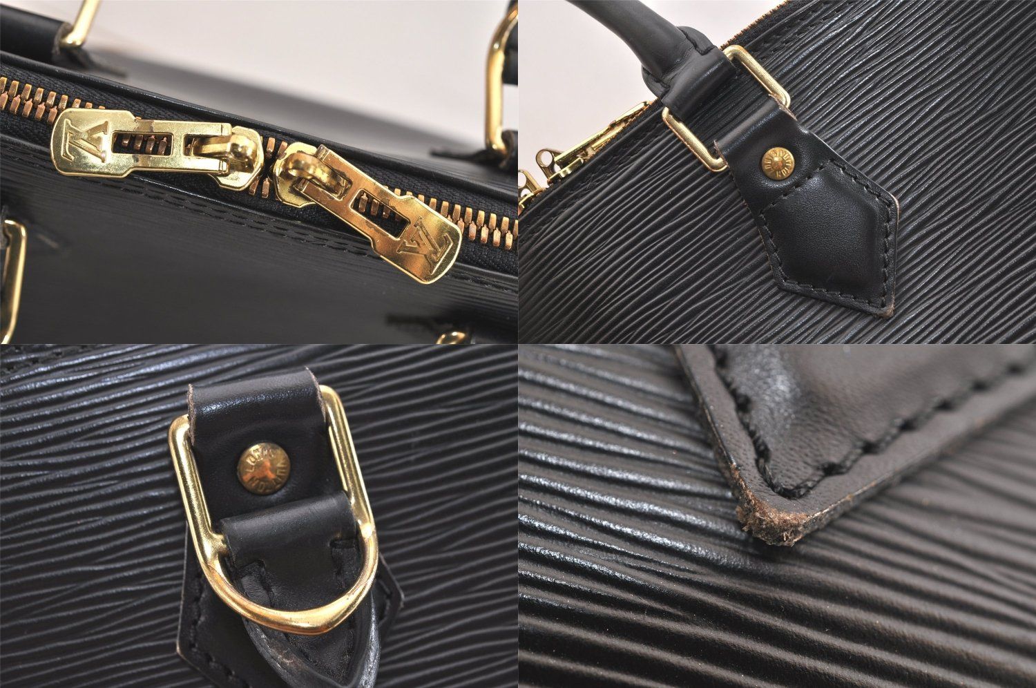 LOUIS VUITTON ルイヴィトン エピ アルマ PM ハンドバッグ ブラック 