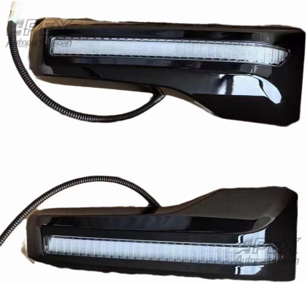 ランドクルーザー250 外装カスタムパーツ 流れるウィンカーホワイトイエローブルーには LEDデイタイムランニングライト 3つ機能がありますZYL878 FFCRYSTALESIA_COM
