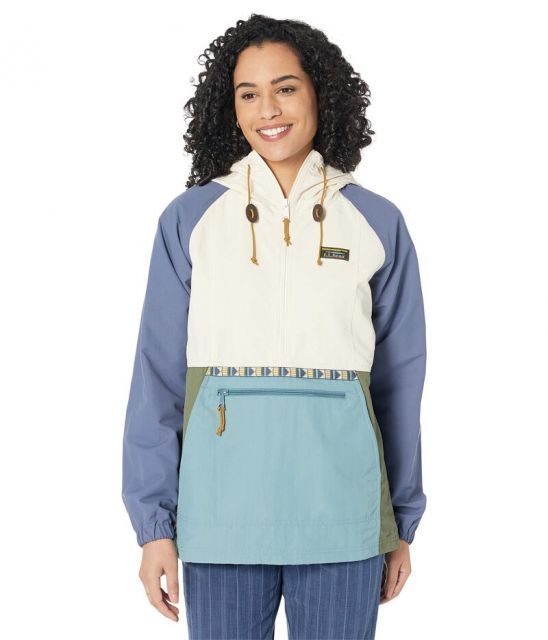 【送料無料】 エルエルビーン レディース コート アウター Mountain Classic Anorak Multicolor Natural/Mineral