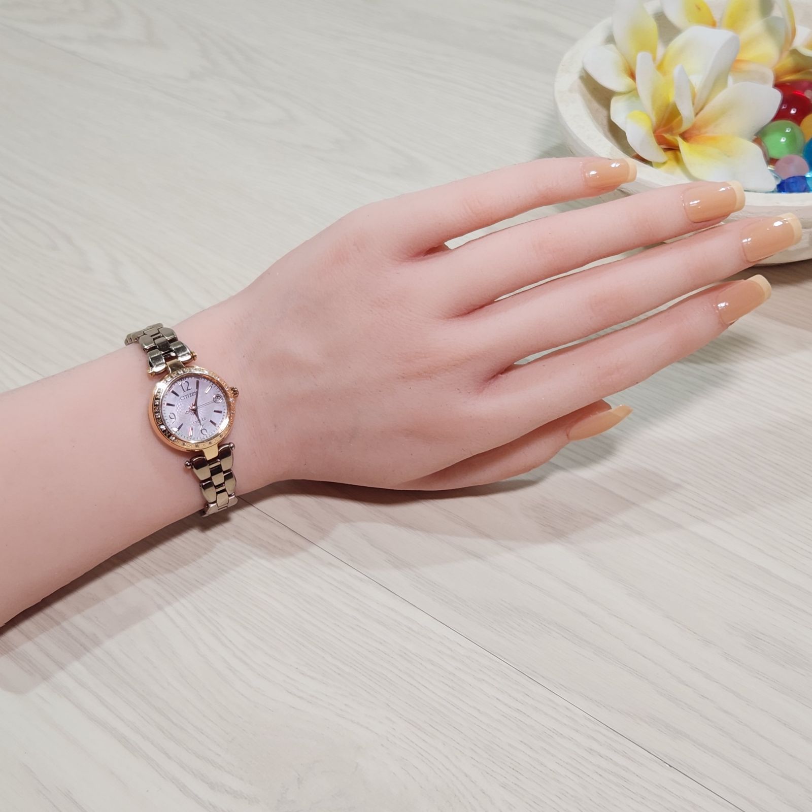●美品●シチズン エクシード ES8002-53W ダイヤ 電波ソーラー CITIZEN EXCEED ES8002-53W シチズン エクシード 電波ソーラー