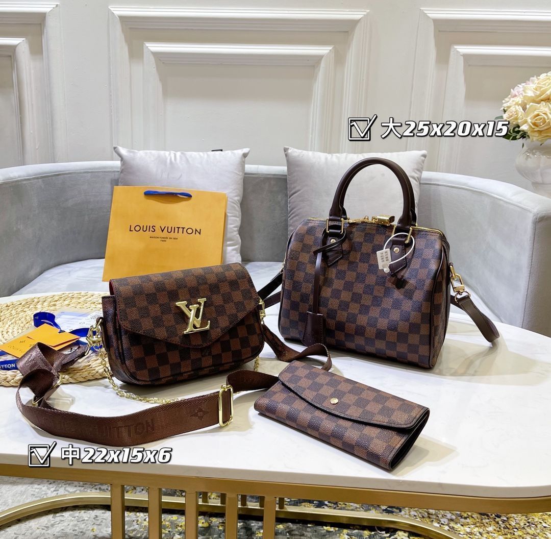 ☆美品☆LOUIS VUITTON ルイヴィトン ショルダーバッグ ハンドバッグ  財布  3点セット