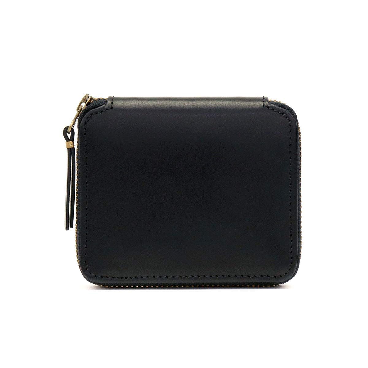スロウ SLOW メンズ レザー ハービー herbie mini round wallet 二つ折り財布 SO737I ブラック|10 ブラック 10