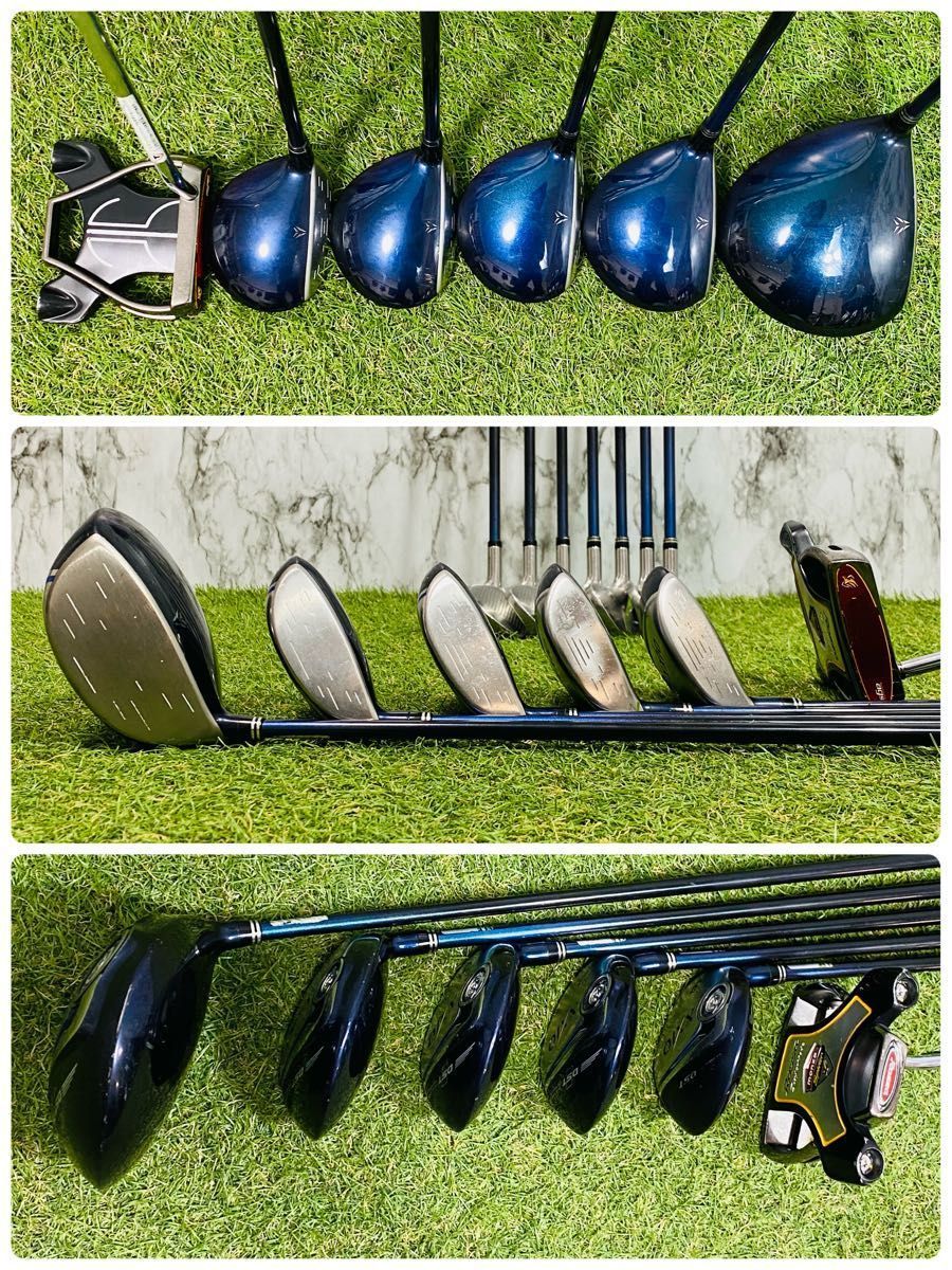 【良品】初心者推奨 カタナ ソード メンズゴルフセット 13本 SR&R KATANA - 【良品】初心者推奨 カタナ ソード メンズゴルフセット